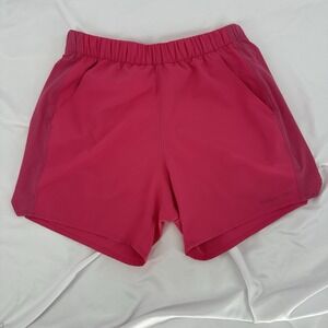 Outdoor‎ Voices Mens High Stride 5" Shorts S Azalea Pink Pockets Unlined Workout